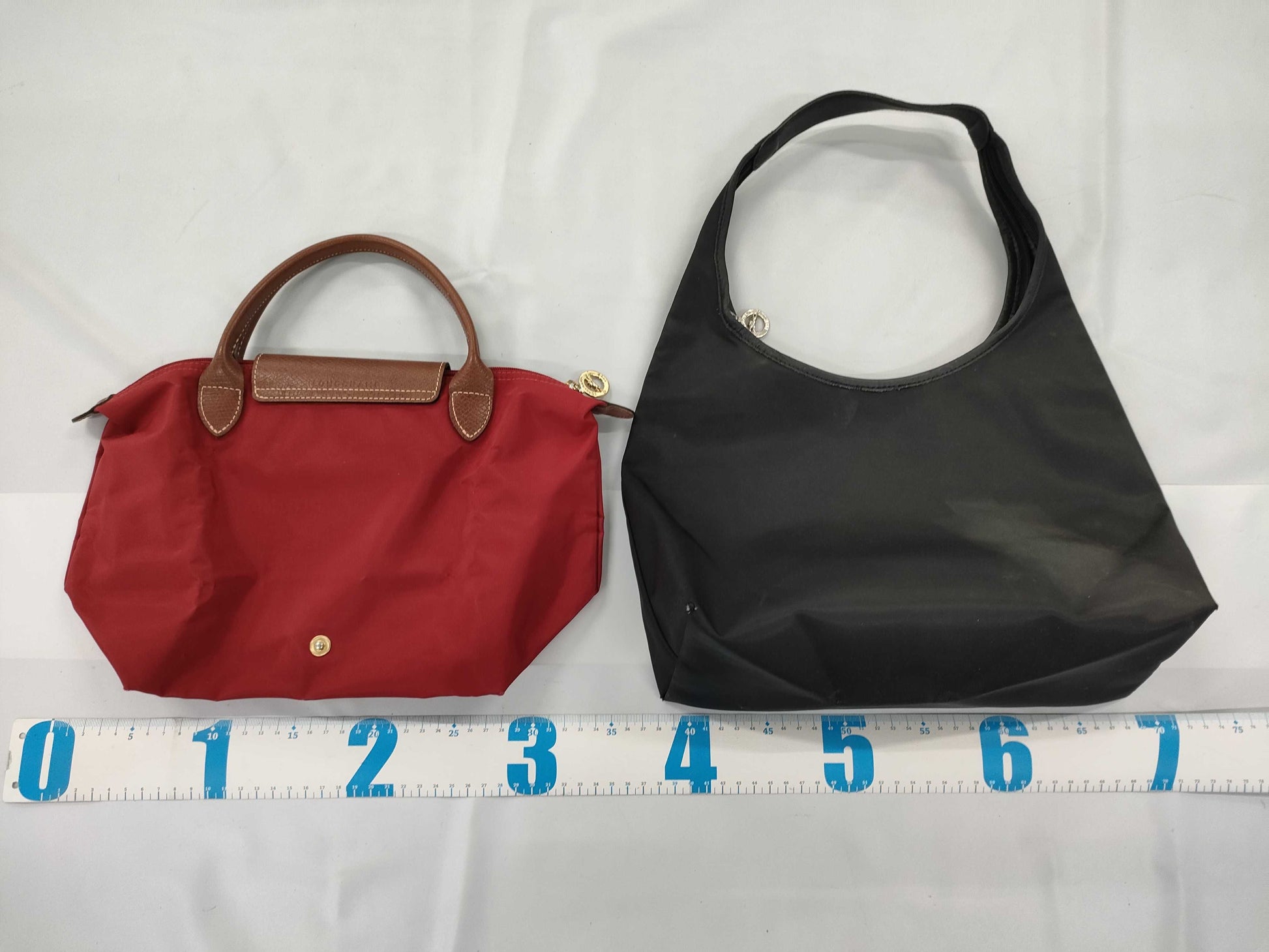 LONG CHAMP Nylon*2 Red/Black Bag