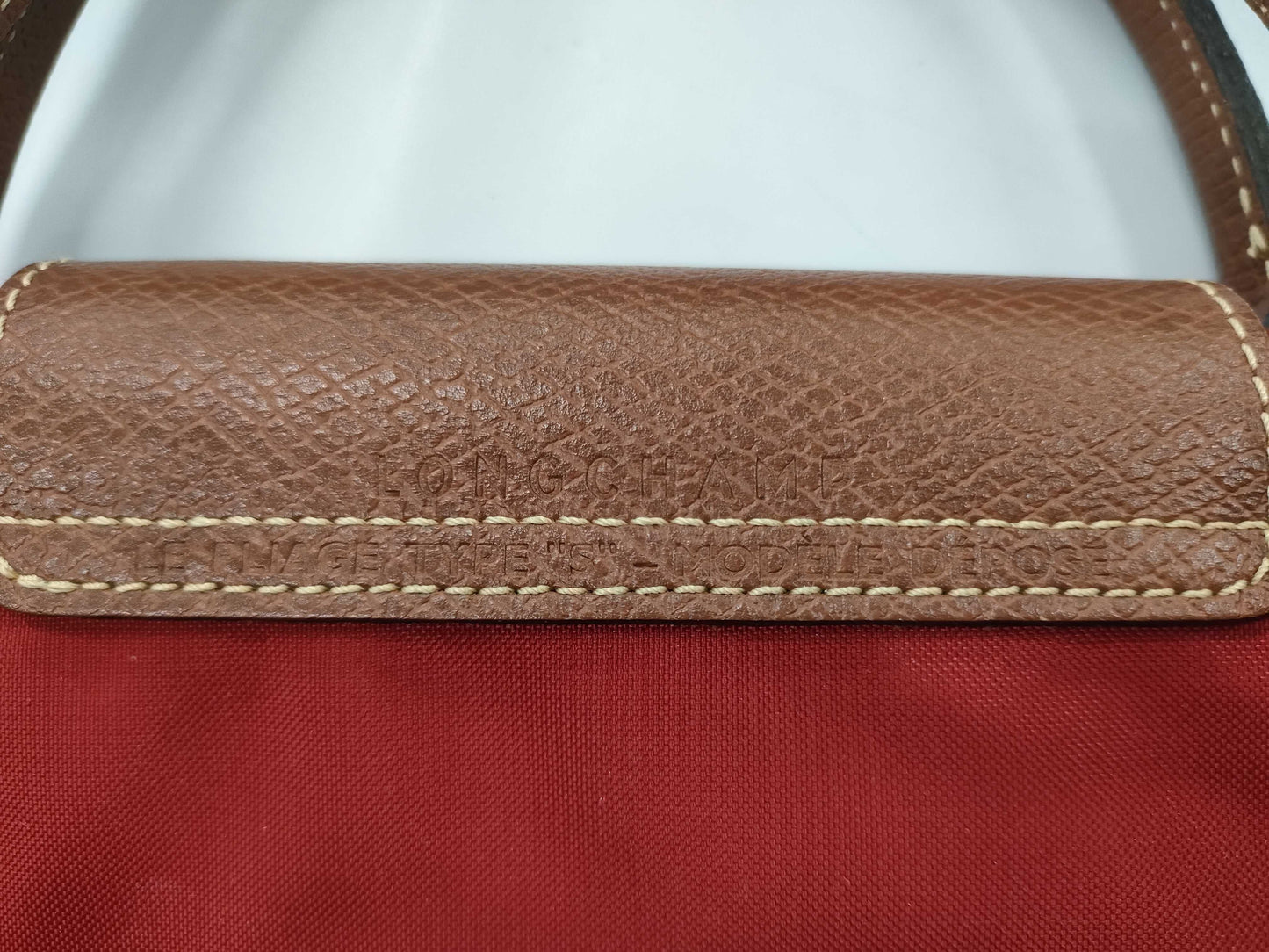 LONG CHAMP Nylon*2 Red/Black Bag