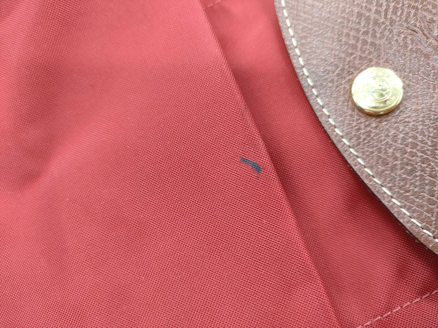 LONG CHAMP Nylon*2 Red/Black Bag