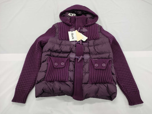 Bark Knit Down Purple Small Jacket