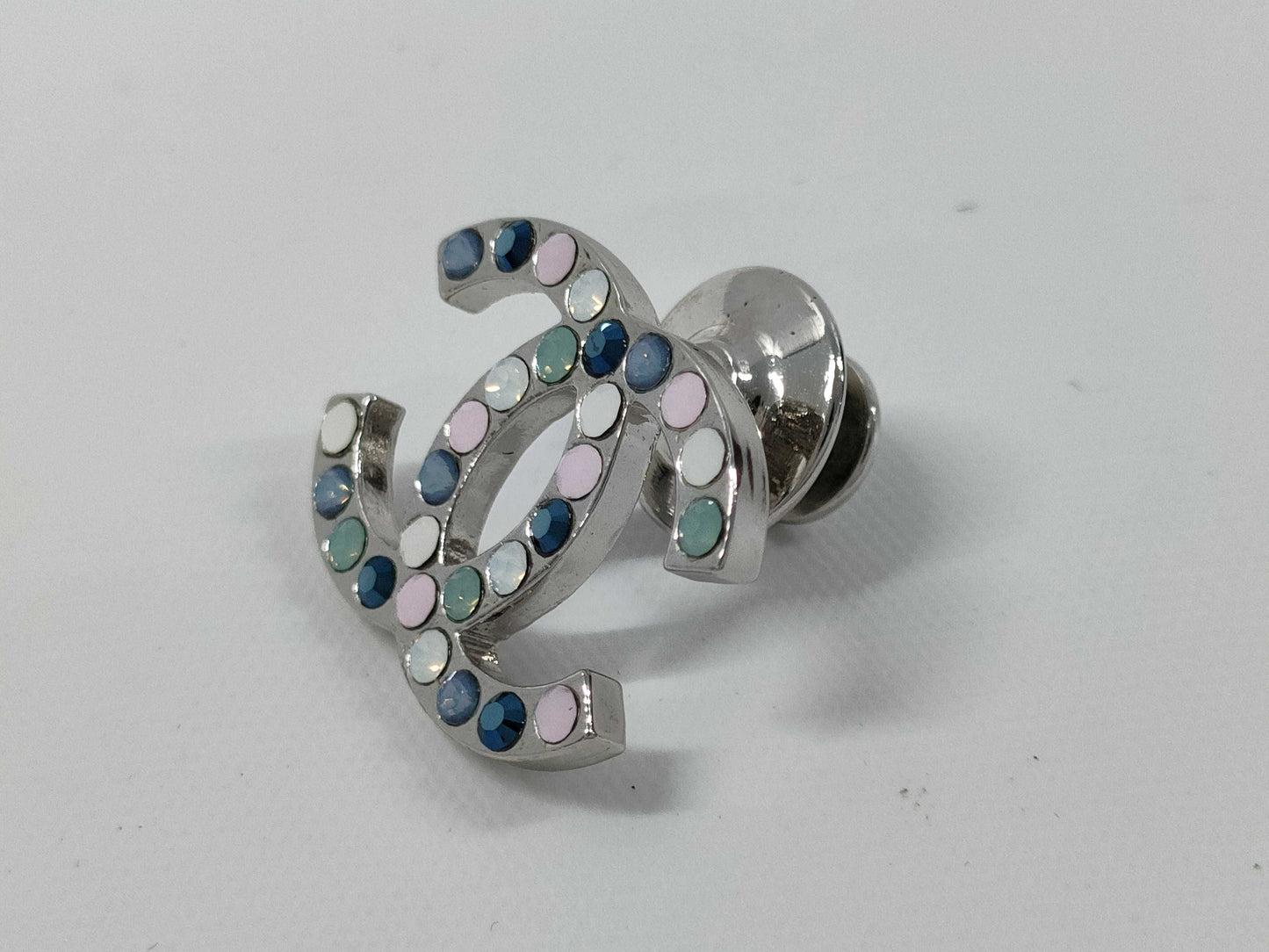 CHANEL Coco Rhinestone Pin Brooch Brooch