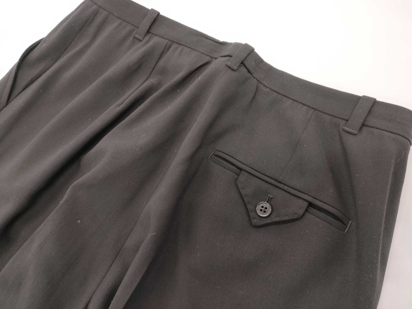 HERMES black slacks pants