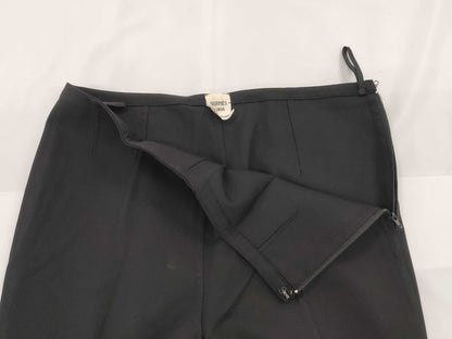 HERMES black slacks pants