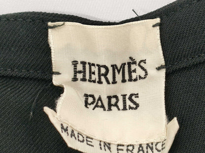 HERMES black slacks pants