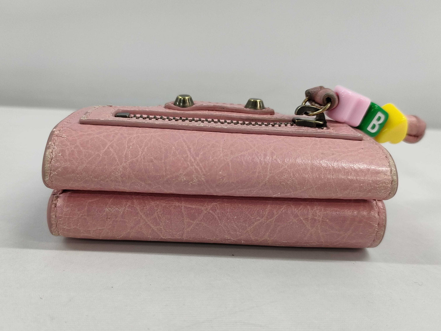 BALENCIAGA le city mini wallet with charm