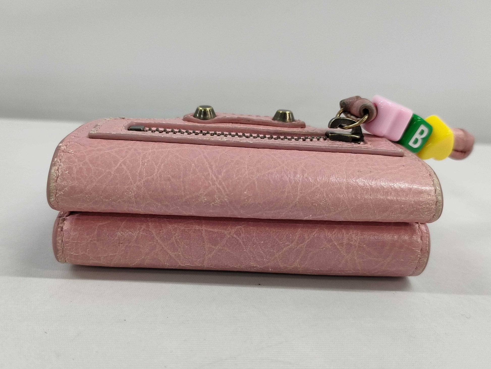 BALENCIAGA le city mini wallet with charm