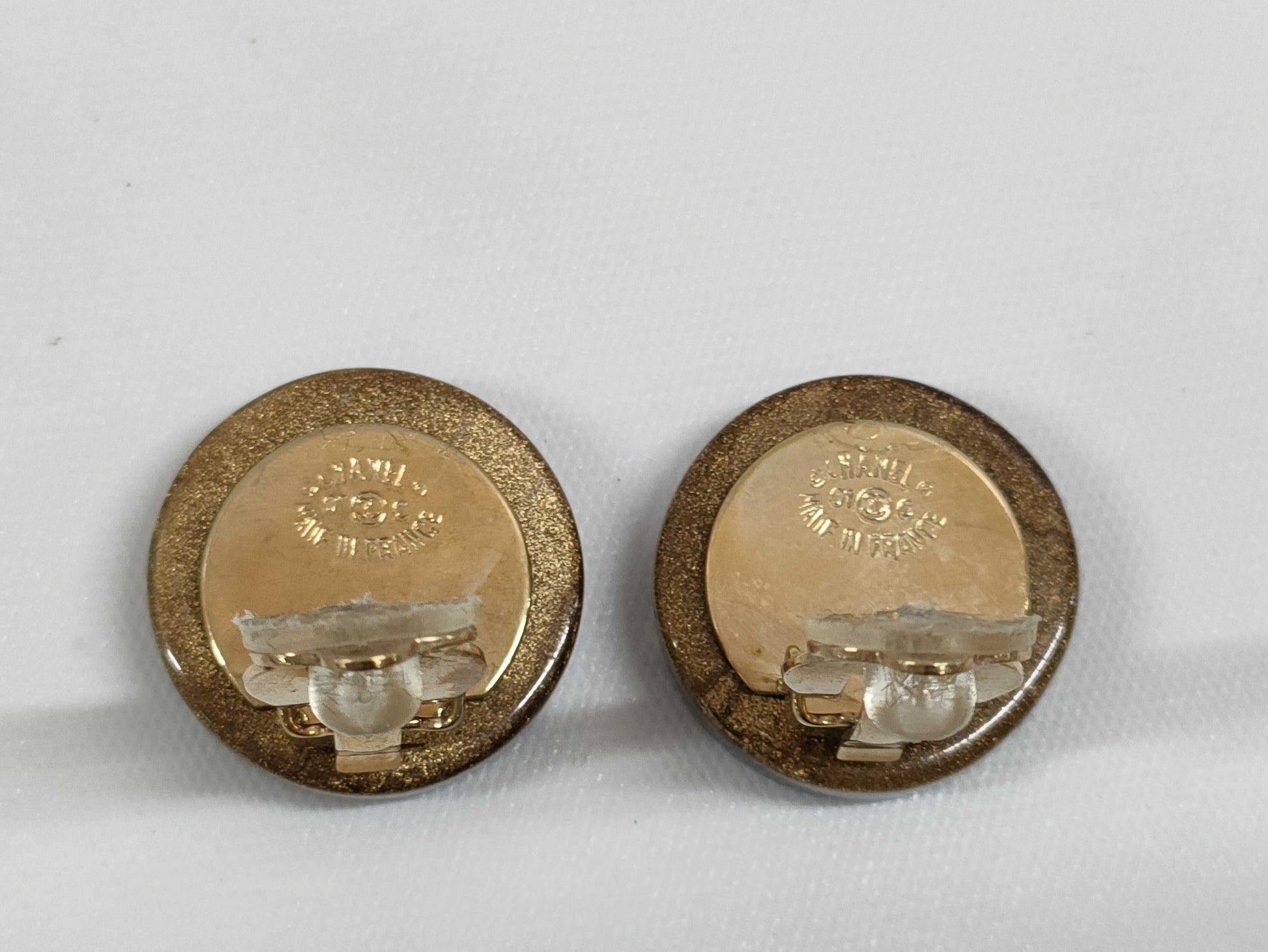 CHANEL 01 C Clover Earrings Earrings