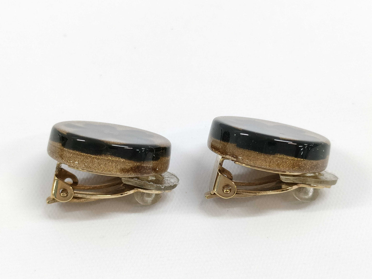 CHANEL 01 C Clover Earrings Earrings