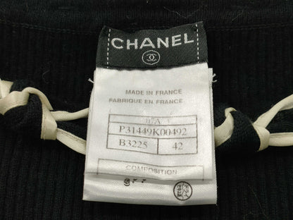 CHANEL 07A Knitted Dress with Coco Mark Dress