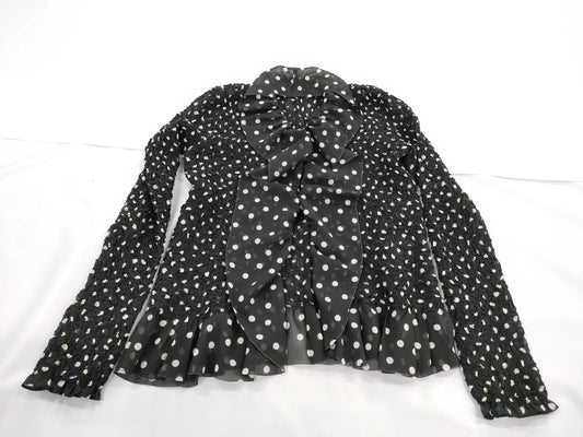 ISSEY MIYAKE Polka Dot Cardigan Pleats Please Cardigan