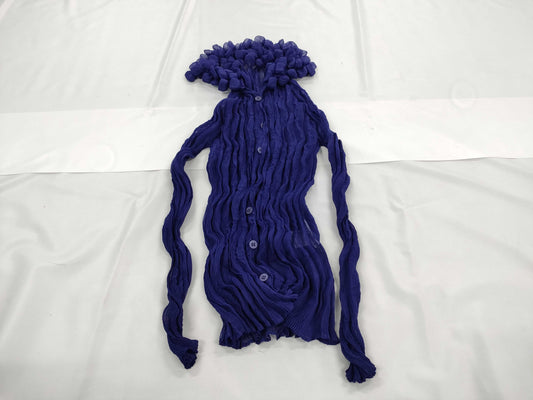 ISSEY MIYAKE Cardigan Blue Pleats Please Cardigan