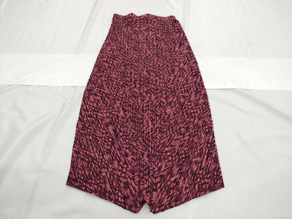 ISSEY MIYAKE skirt, pink pattern, pleats please skirt