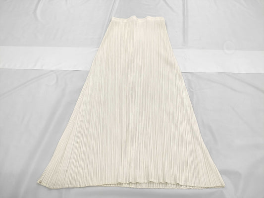 ISSEY MIYAKE Skirt White Pleats Please Skirt