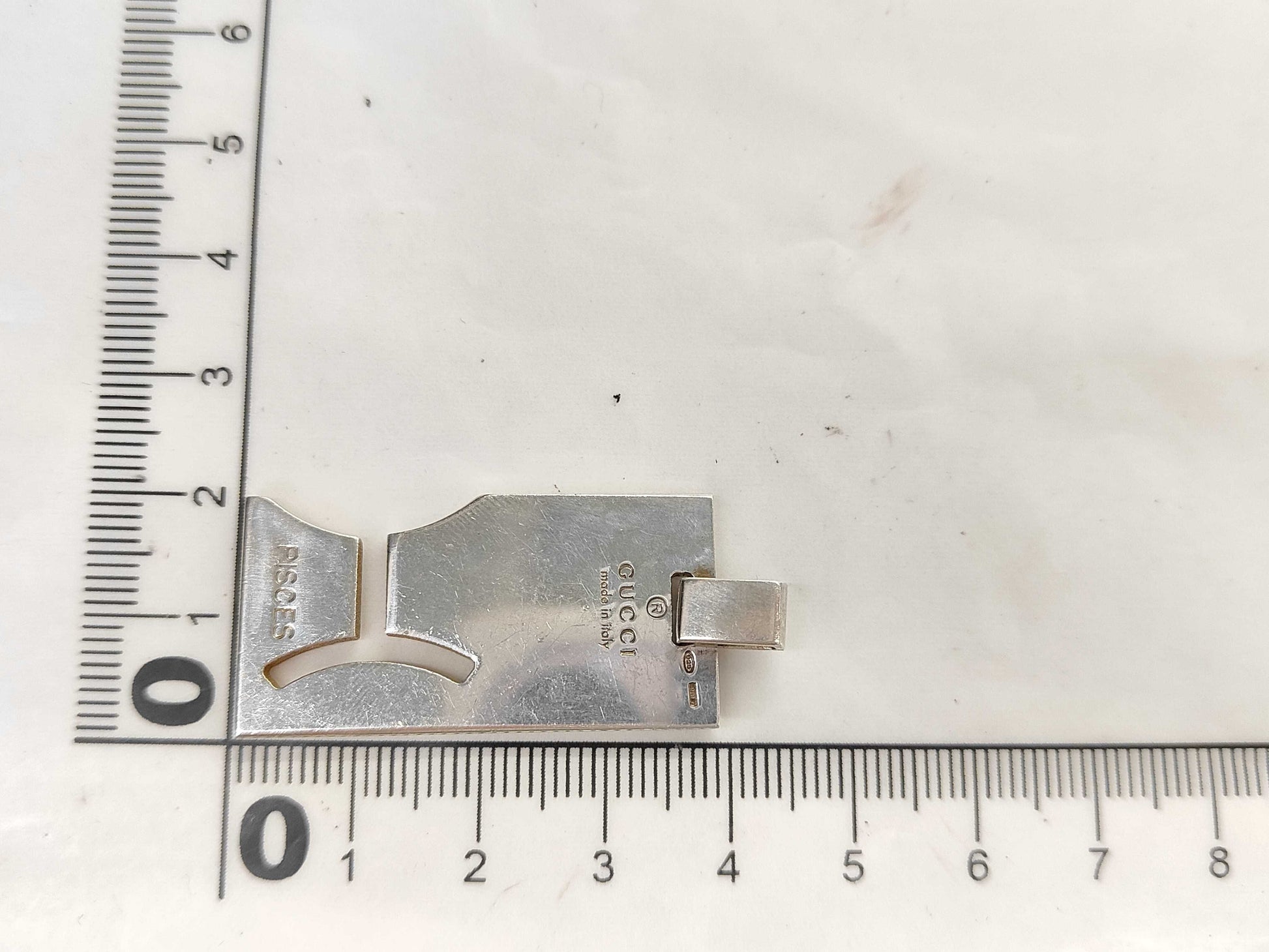 GUCCI pisces Men's SV925 12.5g Pendant Top