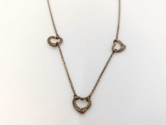 Tiffany & Co. Open Heart SV925 4.1g Necklace