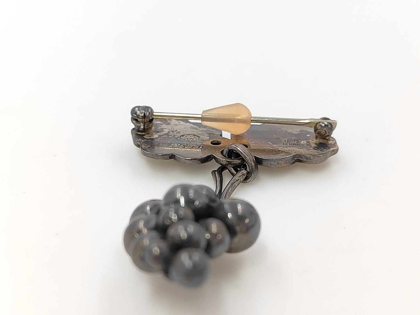 Georg Jensen Grape Motif SV925 9.7g Brooch