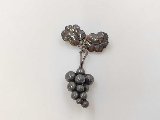 Georg Jensen Grape Motif SV925 9.7g Brooch