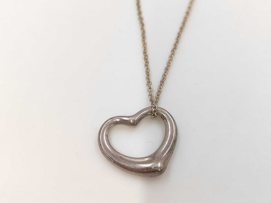 Tiffany & Co. Open Heart SV925 6.5g Necklace