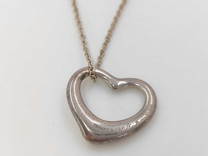 Tiffany & Co. Open Heart SV925 6.5g Necklace