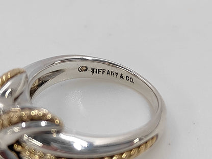 Tiffany & Co. Signature SV925/750 7g 7.4g Ring