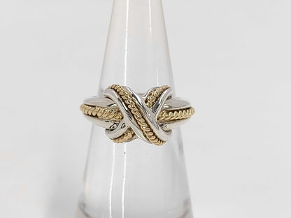 Tiffany & Co. Signature SV925/750 7g 7.4g Ring