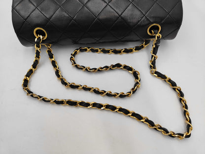 CHANEL Lambskin Matelasse Chain Shoulder Bag with Double Flap, 0 Series