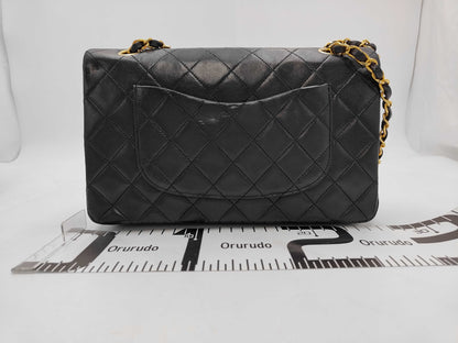 CHANEL Lambskin Matelasse Chain Shoulder Bag with Double Flap, 0 Series