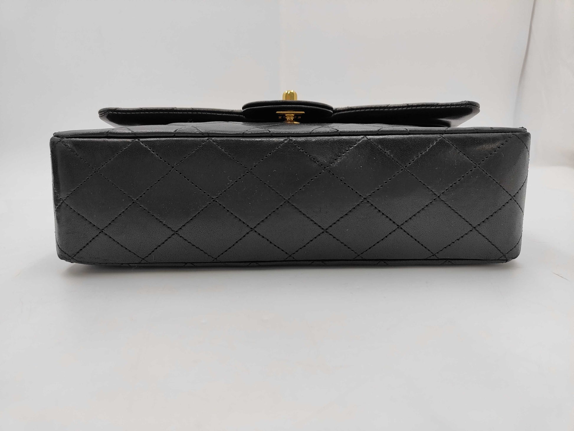 CHANEL Lambskin Matelasse Chain Shoulder Bag with Double Flap, 0 Series