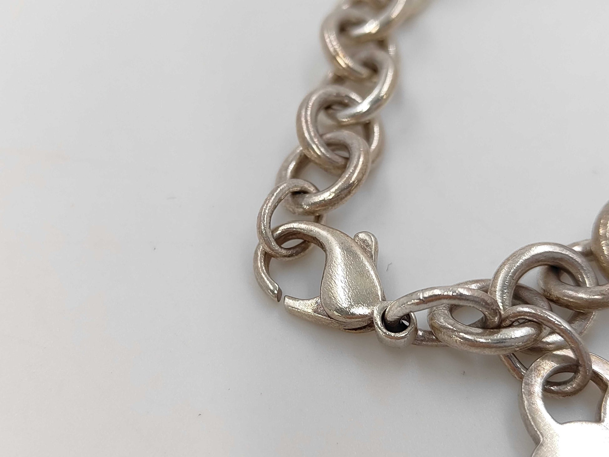 Tiffany & Co. Heart SV925 34.3g Bracelet/Bangle