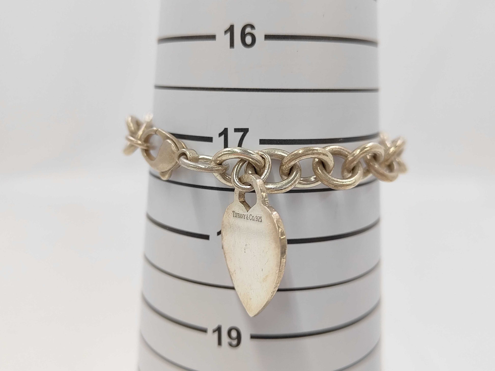 Tiffany & Co. Heart SV925 34.3g Bracelet/Bangle