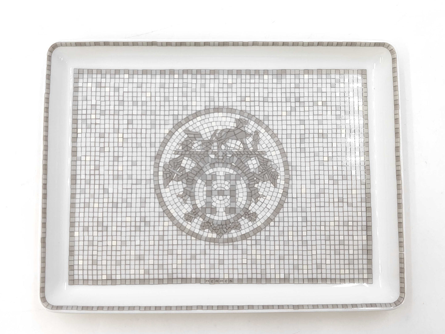 HERMES Mosaic Vinquatre Tray Other Accessories