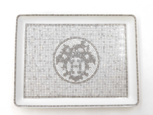 HERMES Mosaic Vinquatre Tray Other Accessories