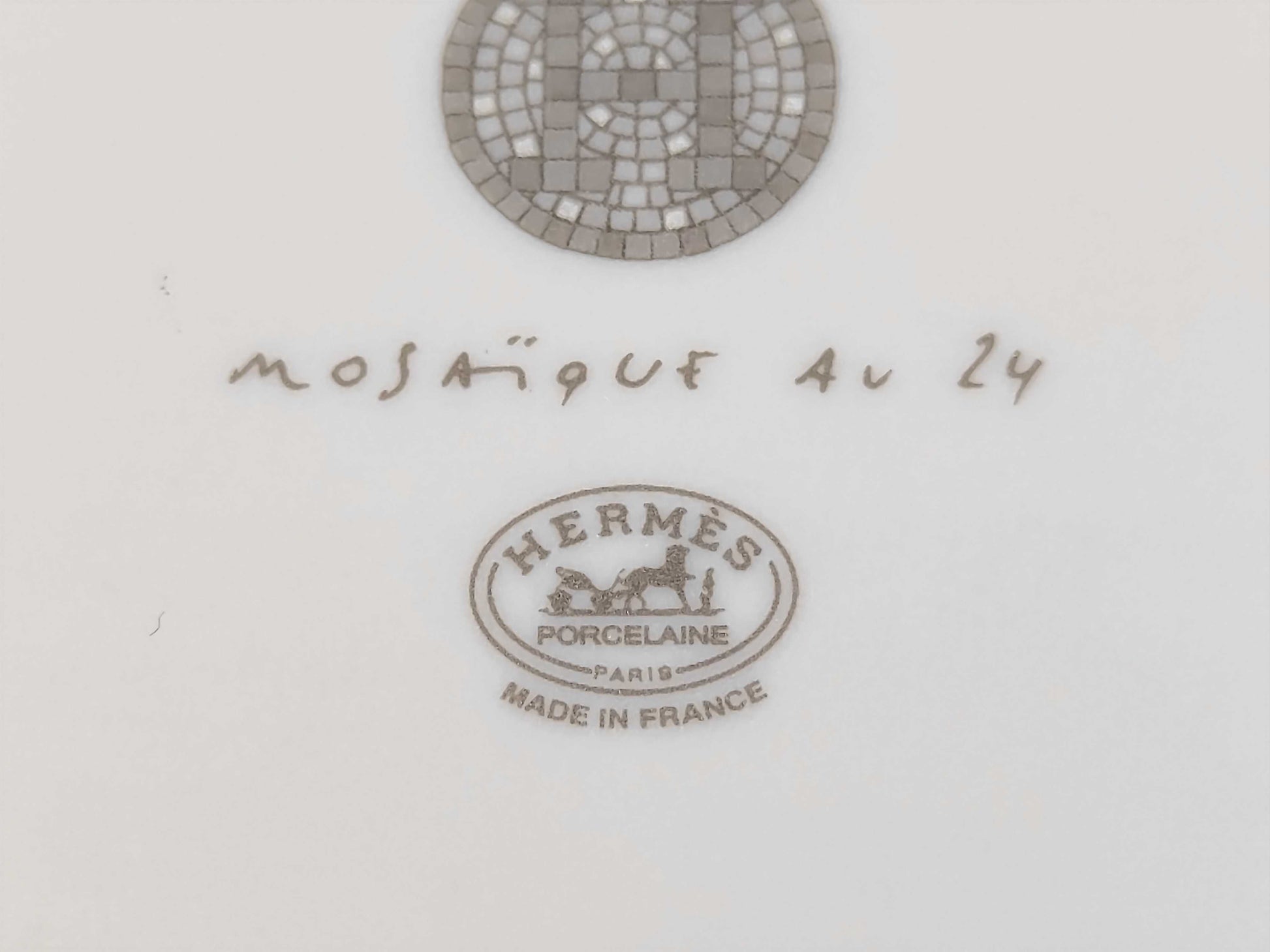 HERMES Mosaic Vinquatre Tray Other Accessories