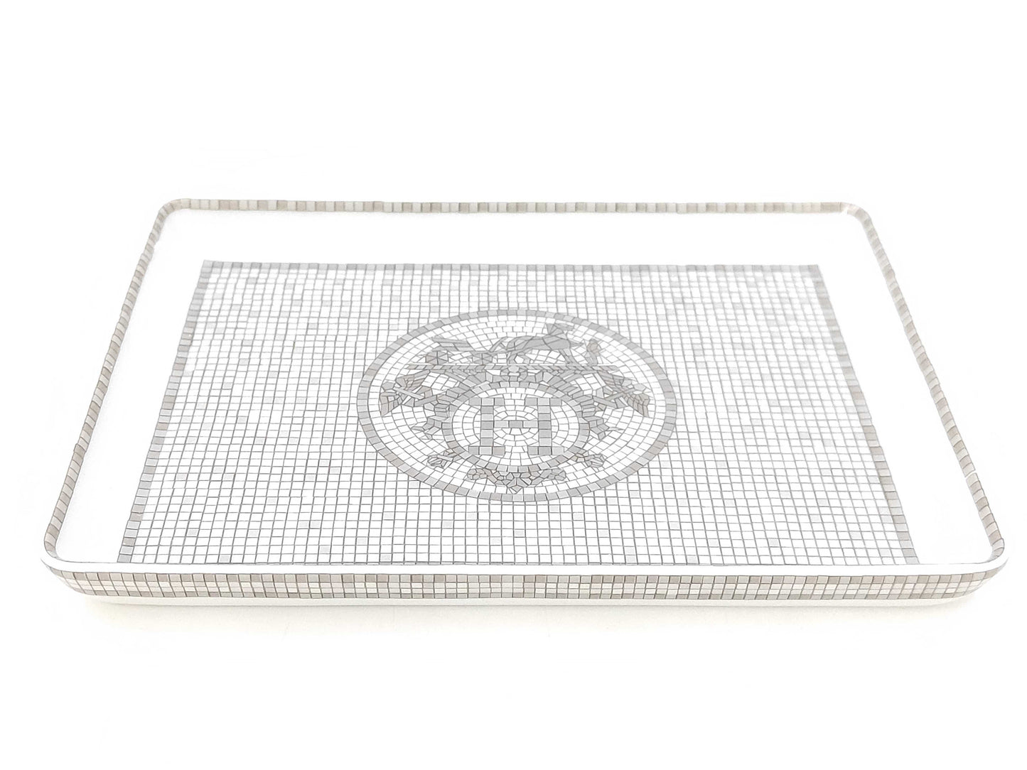 HERMES Mosaic Vinquatre Tray Other Accessories