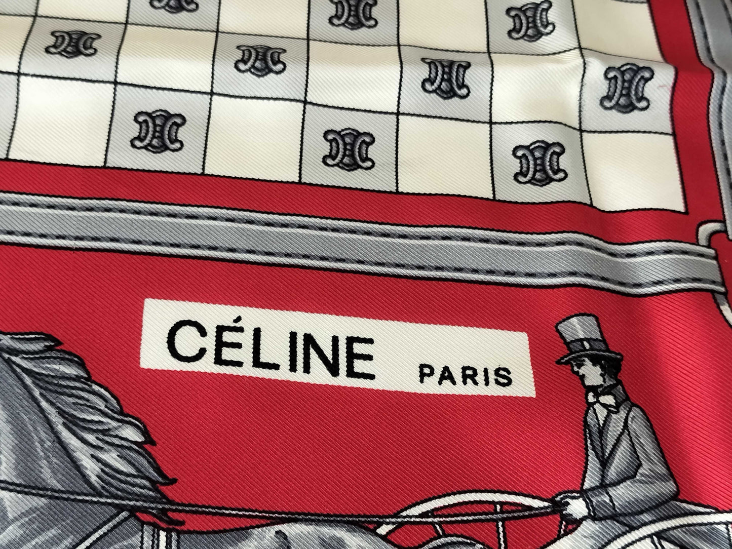 CELINE Macadam Scarf
