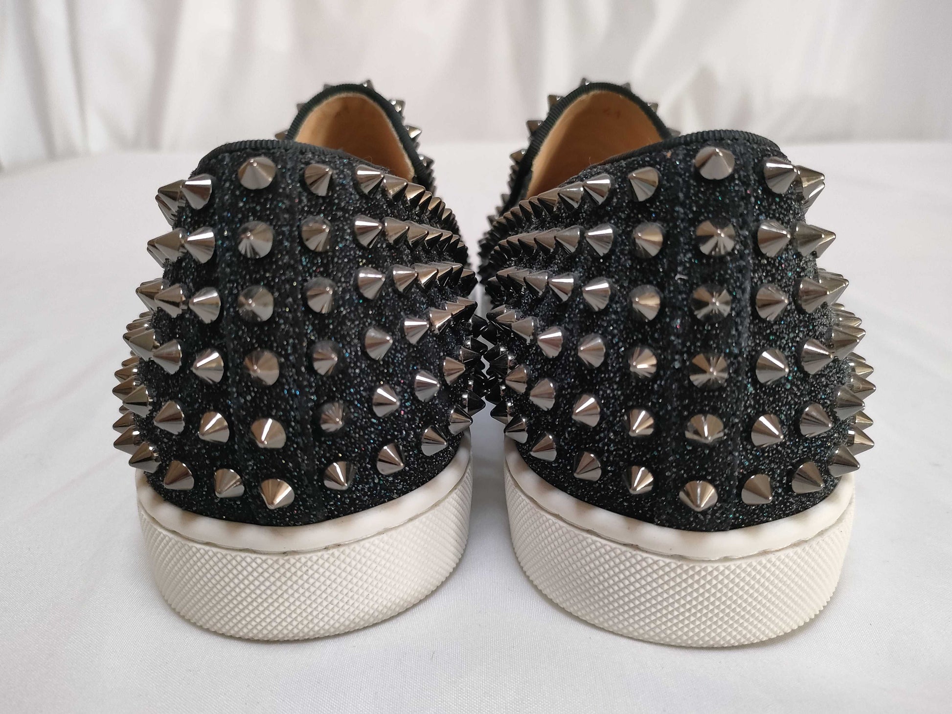 Christian Louboutin Studded Slip-On Sneakers
