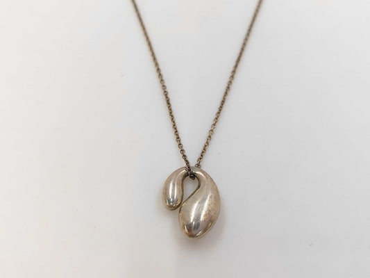 Tiffany & Co. Double Teardrop SV925 4.8g Necklace
