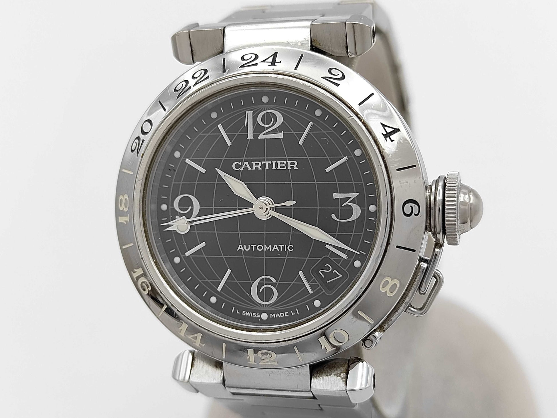 Cartier Pasha C W31079M7 2377506923MX Automatic Men's Watch