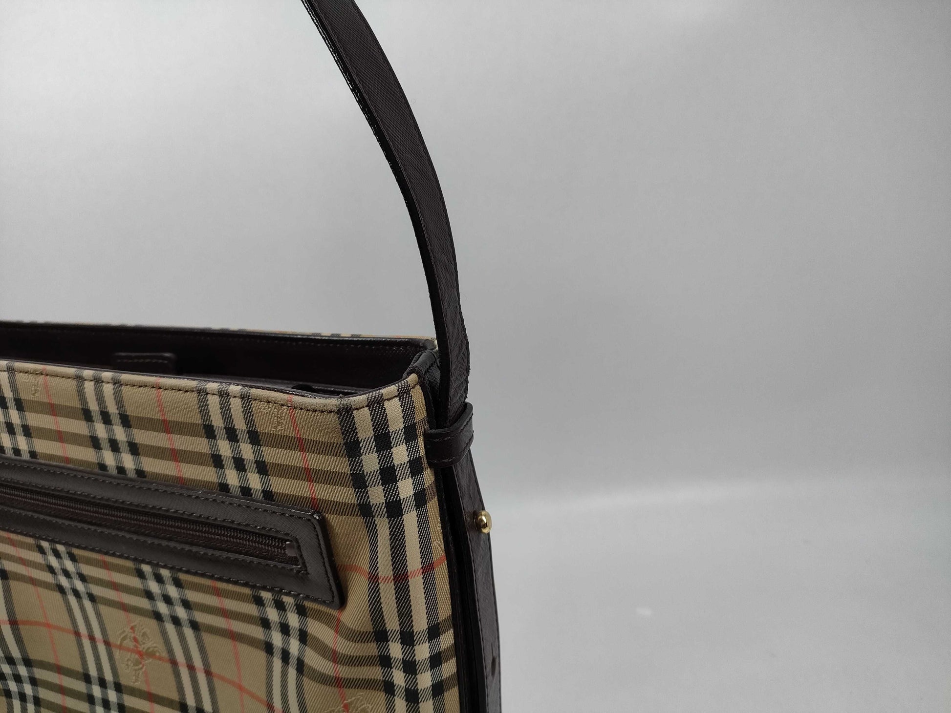 Burberrys Check Shoulder Bag