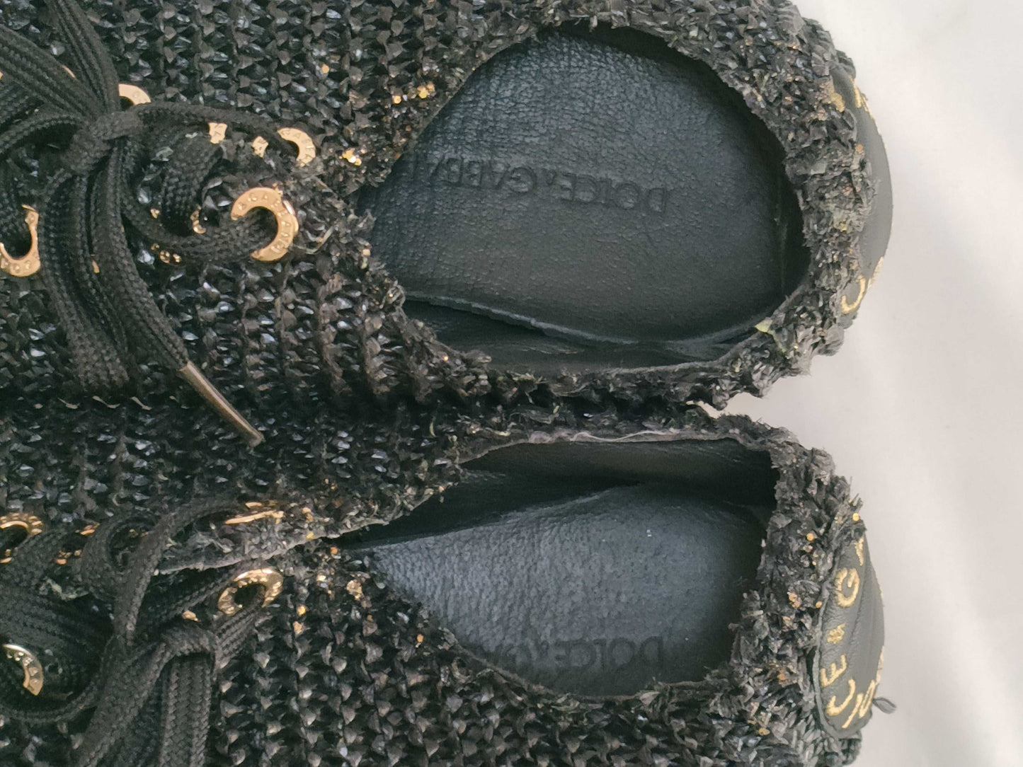 DOLCE&GABBANA Straw Sneakers