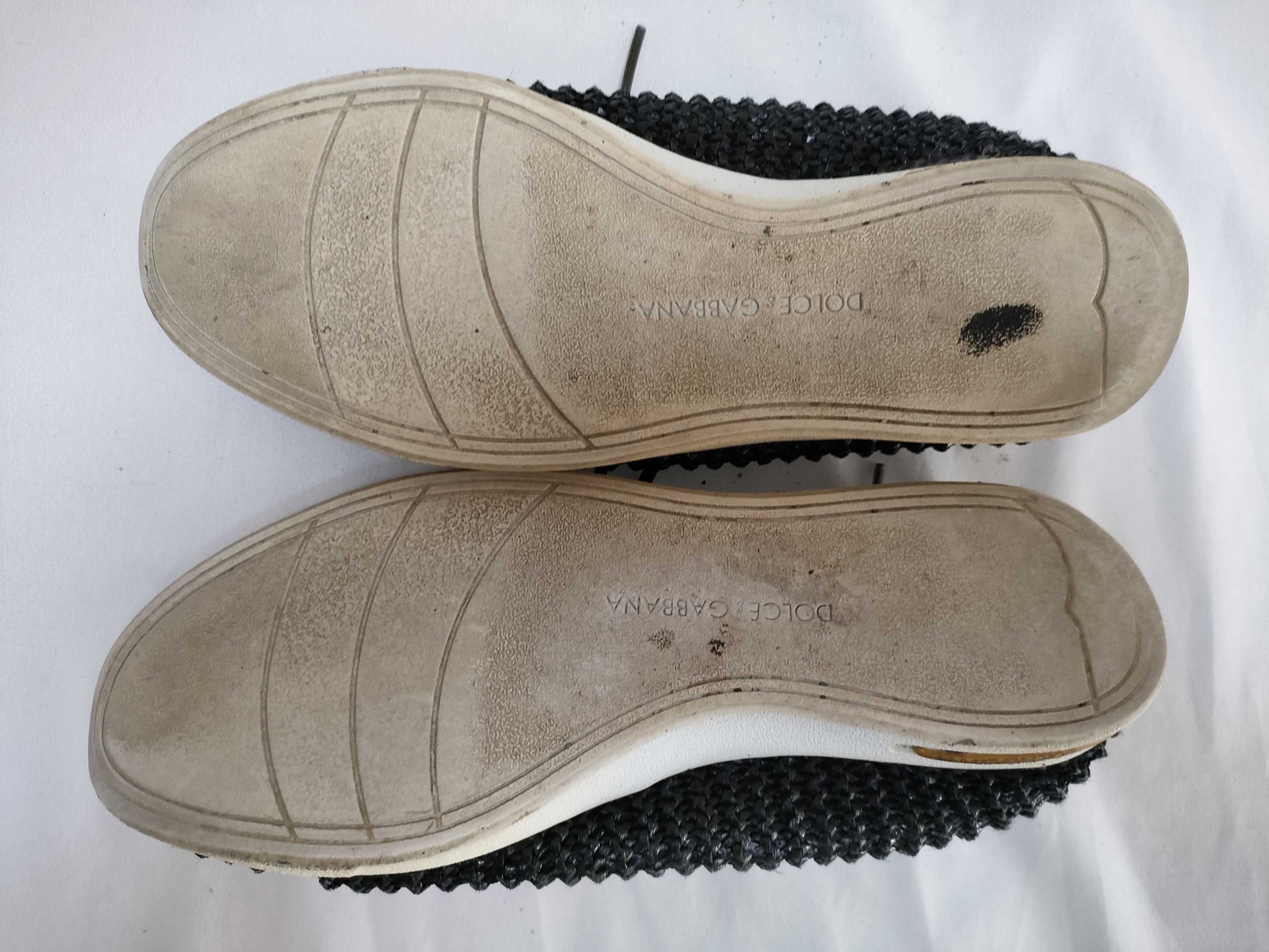 DOLCE&GABBANA Straw Sneakers