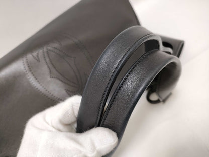 Cartier Perforated Black Handbag