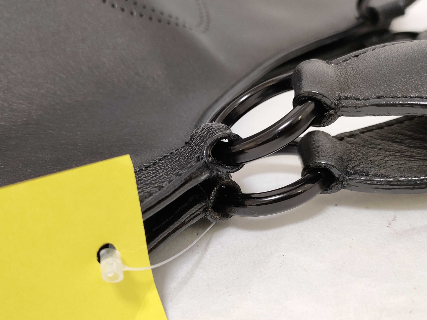 Cartier Perforated Black Handbag