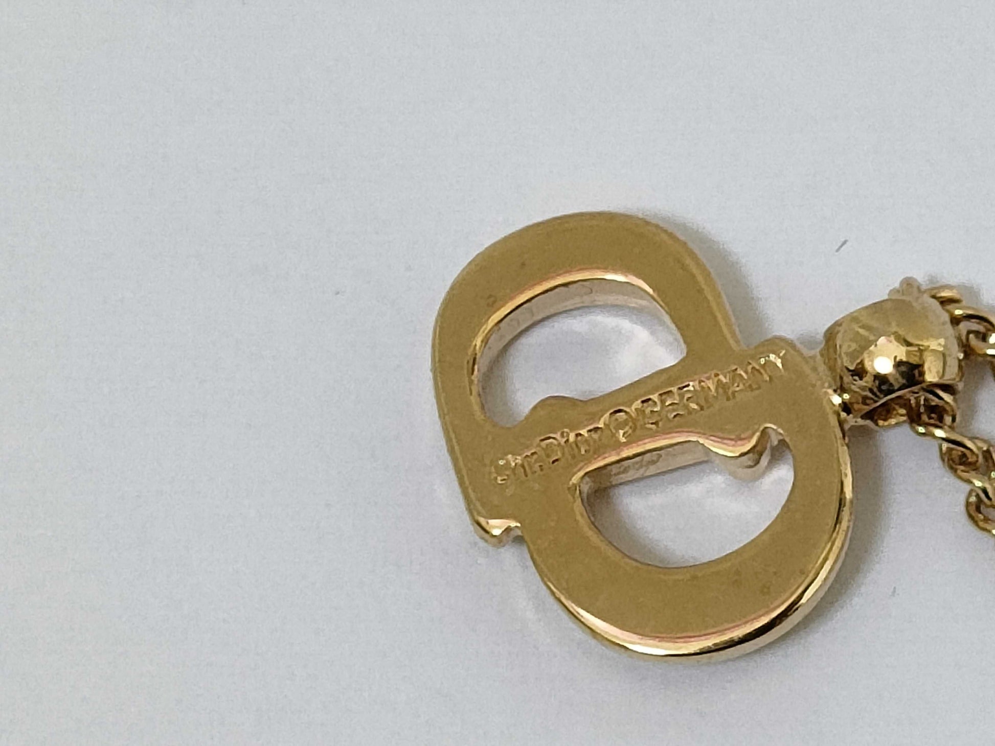 Dior Tie Chain/Gold Tie Clip/Cufflinks