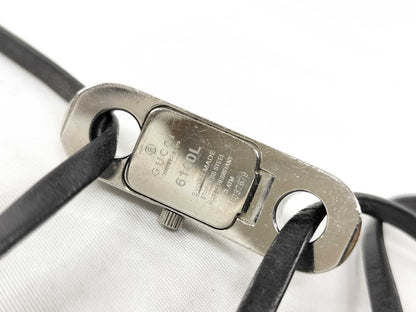 GUCCI 6100L Leather Bracelet Women's Watch