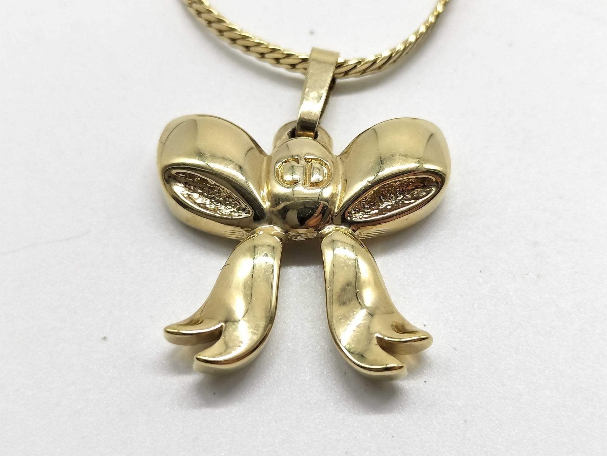 Dior Ribbon Necklace Necklace