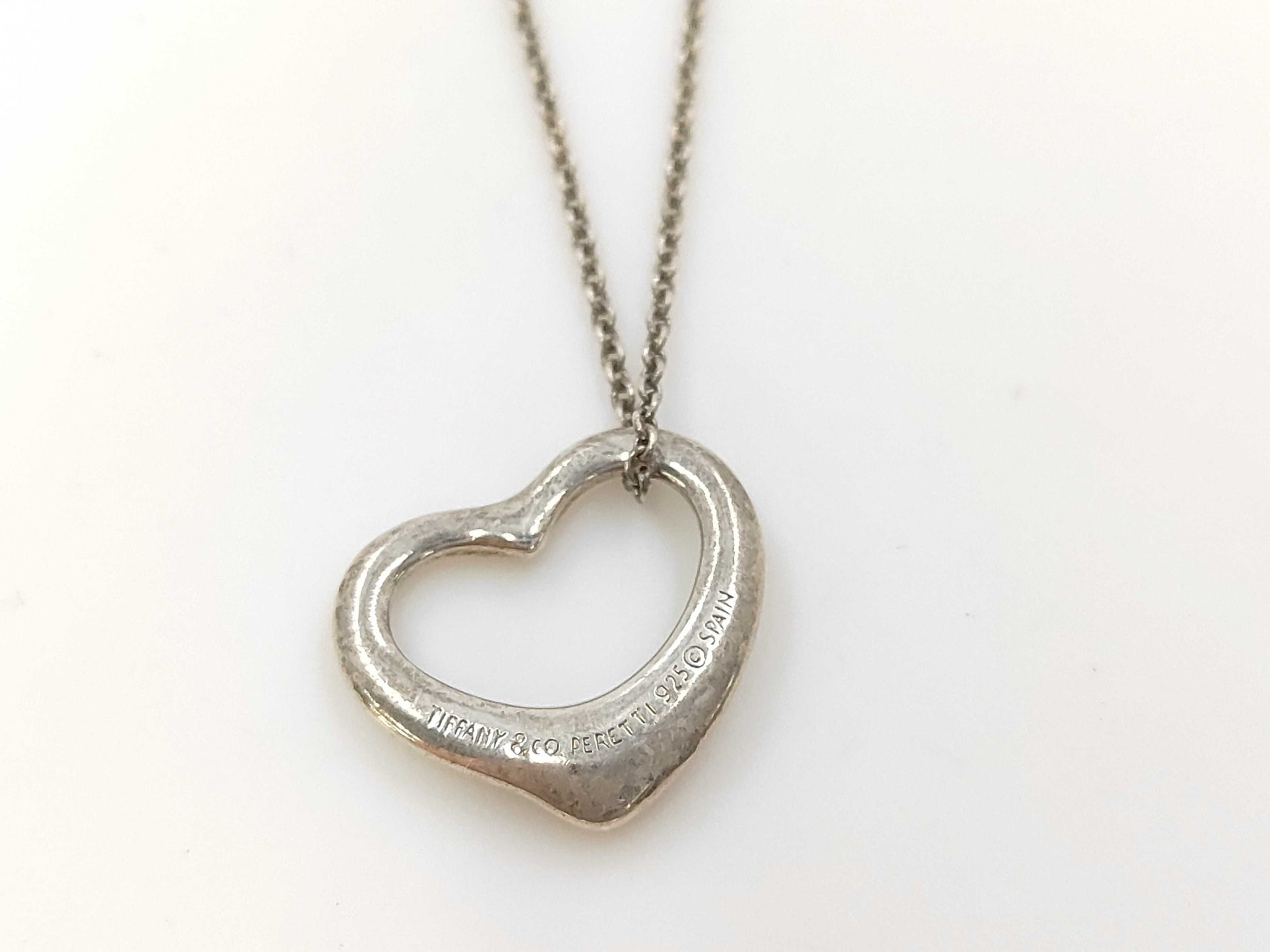 Tiffany & Co. Open Heart SV925 Necklace