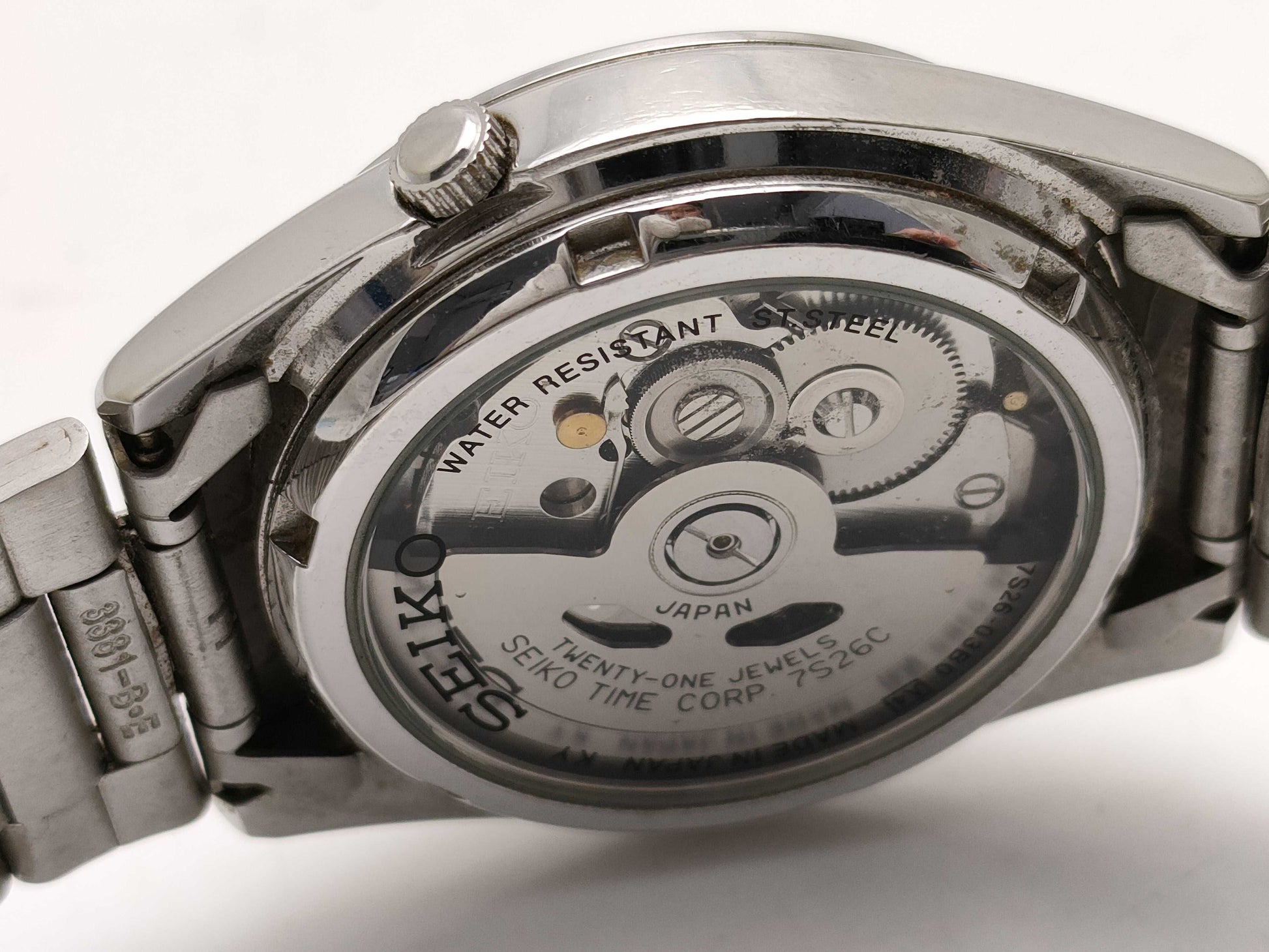 SEIKO 7S26-03B0 Seiko Five Body Only White Dial Men's Watch