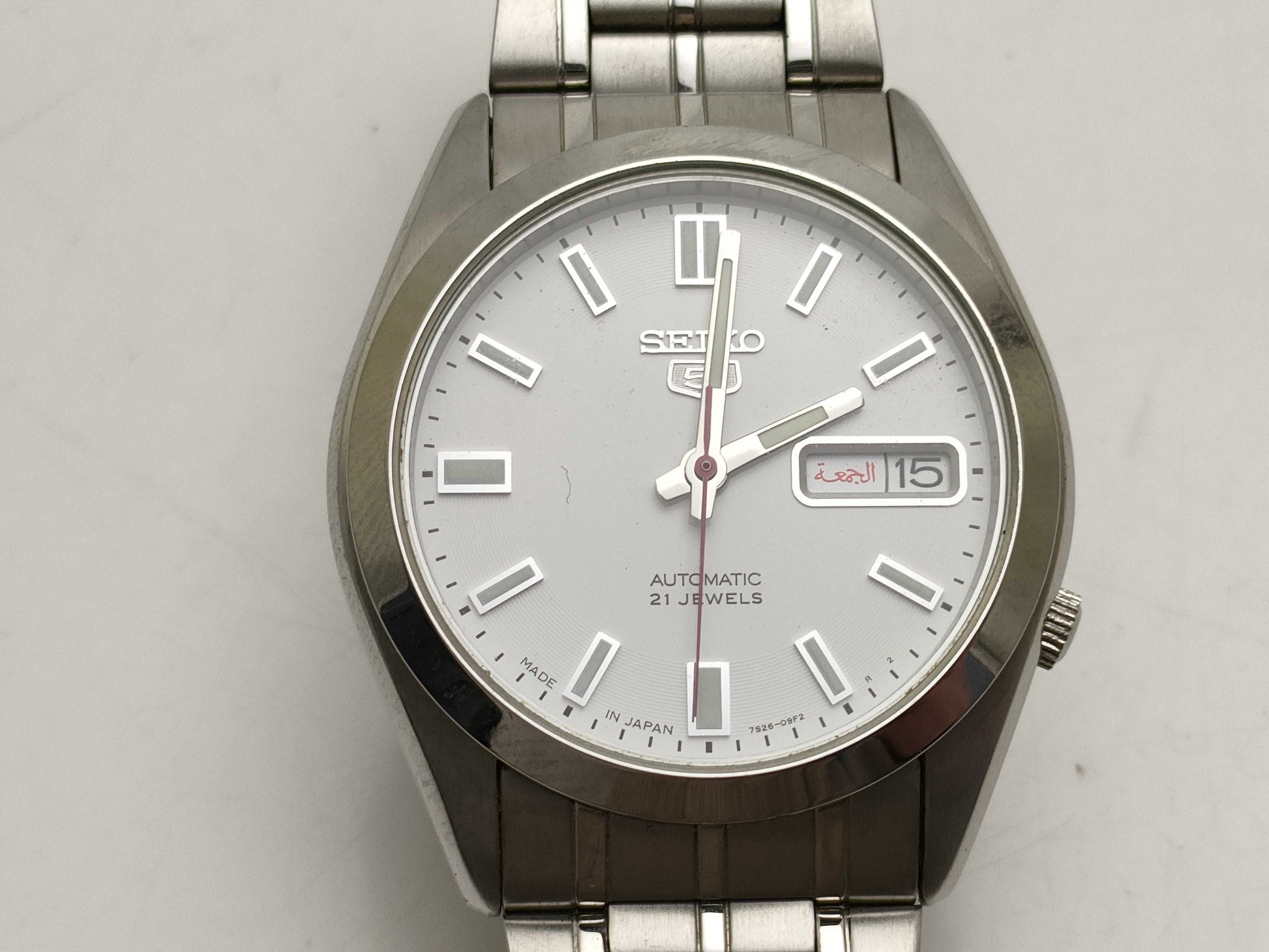 SEIKO 7S26-03B0 Seiko Five Body Only White Dial Men's Watch