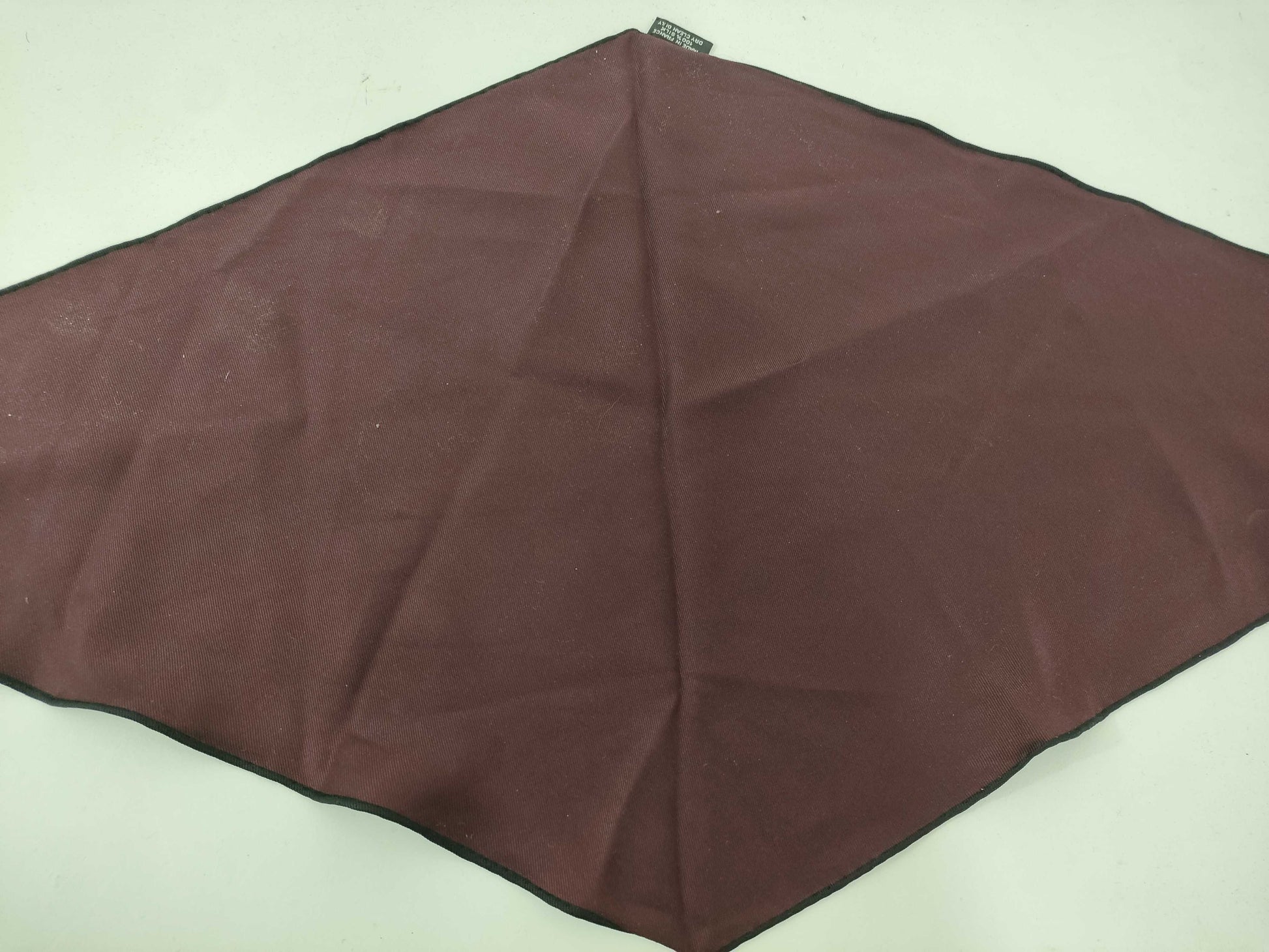 HERMES Carre Rosange Diamond Bordeaux Scarf